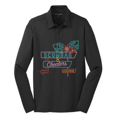 Scumbag And Cheaters Vanderpump Rules Silk Touch Performance Long Sleeve Polo