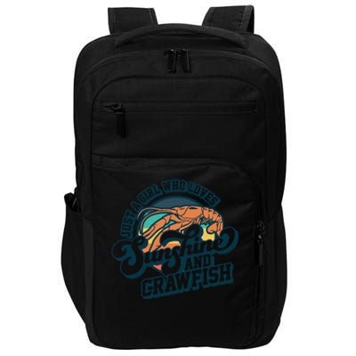 Sunshine And Crawfish Boil Retro Cajun Seafood Festival Meaningful Gift Impact Tech Backpack