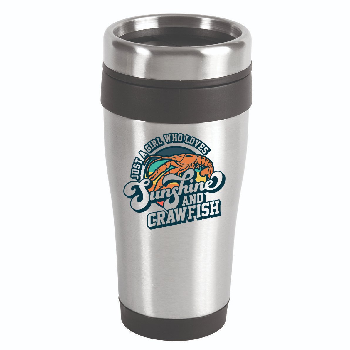 Sunshine And Crawfish Boil Retro Cajun Seafood Festival Meaningful Gift 16oz Travel Tumbler