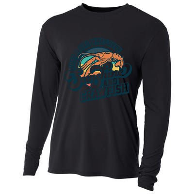 Sunshine And Crawfish Boil Retro Cajun Seafood Festival Meaningful Gift Cooling Performance Long Sleeve Crew