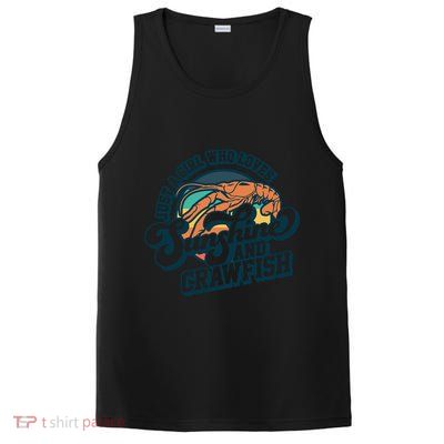 Sunshine And Crawfish Boil Retro Cajun Seafood Festival Meaningful Gift PosiCharge Competitor Tank