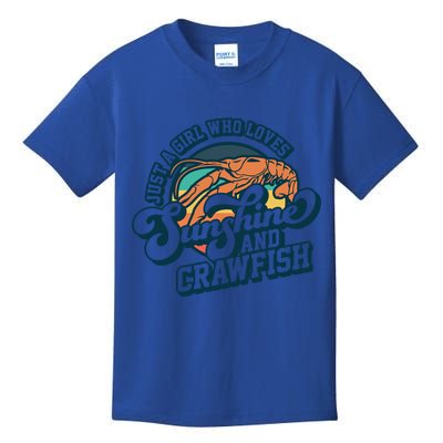 Sunshine And Crawfish Boil Retro Cajun Seafood Festival Meaningful Gift Kids T-Shirt