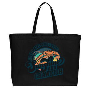 Sunshine And Crawfish Boil Retro Cajun Seafood Festival Meaningful Gift Cotton Canvas Jumbo Tote