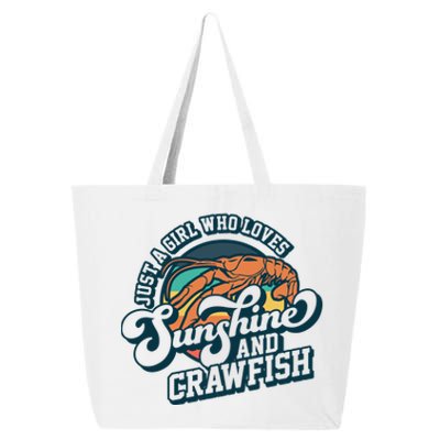 Sunshine And Crawfish Boil Retro Cajun Seafood Festival Meaningful Gift 25L Jumbo Tote