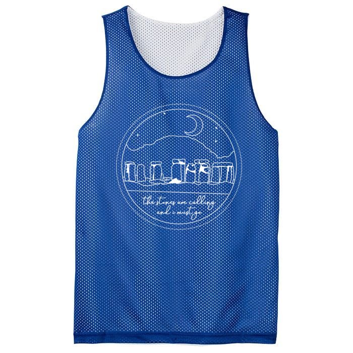 Stones Are Calling And I Must Go Craigh Na Dun Scotland Travel Gift Mesh Reversible Basketball Jersey Tank