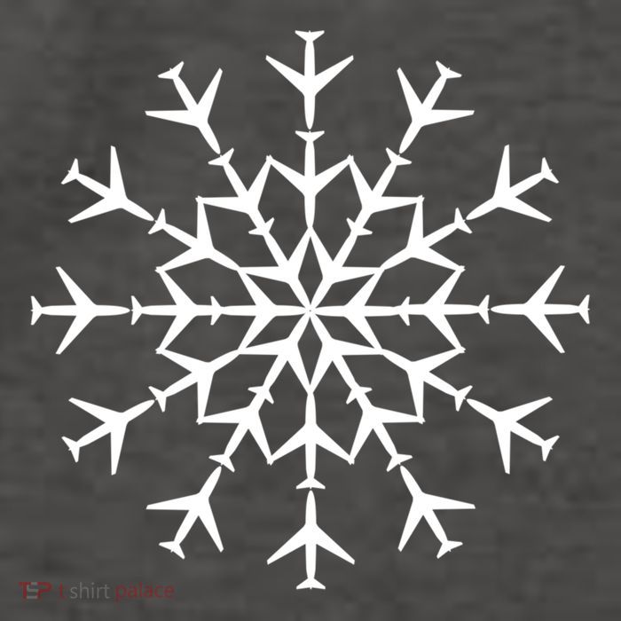 Snowflake Airplanes Christmas Snow Aviation Pilot Gift Vector Backpack