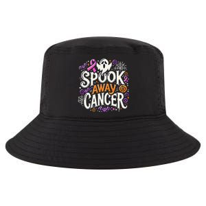 Spook Away Cancer October Halloween Breast Cancer Awareness Gift Cool Comfort Performance Bucket Hat