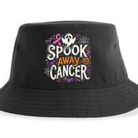 Spook Away Cancer October Halloween Breast Cancer Awareness Gift Sustainable Bucket Hat