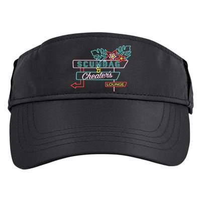 Scumbag And Cheaters Lounge Adult Drive Performance Visor