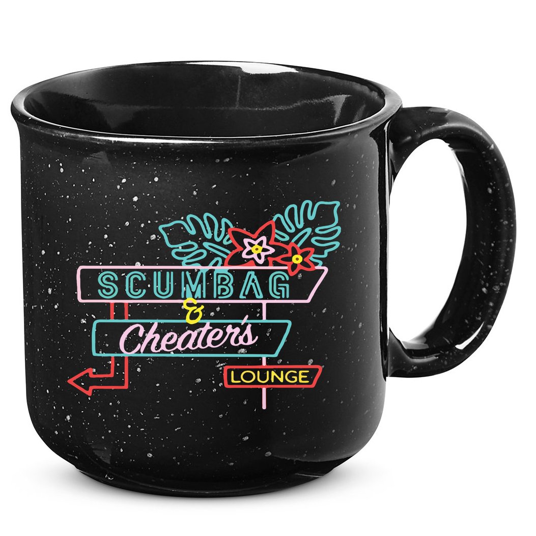 Scumbag And Cheaters Lounge 15oz Campfire Ceramic Mug