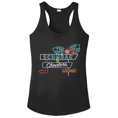 Scumbag And Cheaters Lounge Ladies PosiCharge Competitor Racerback Tank