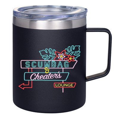 Scumbag And Cheaters Lounge 12oz Stainless Steel Coffee Mug