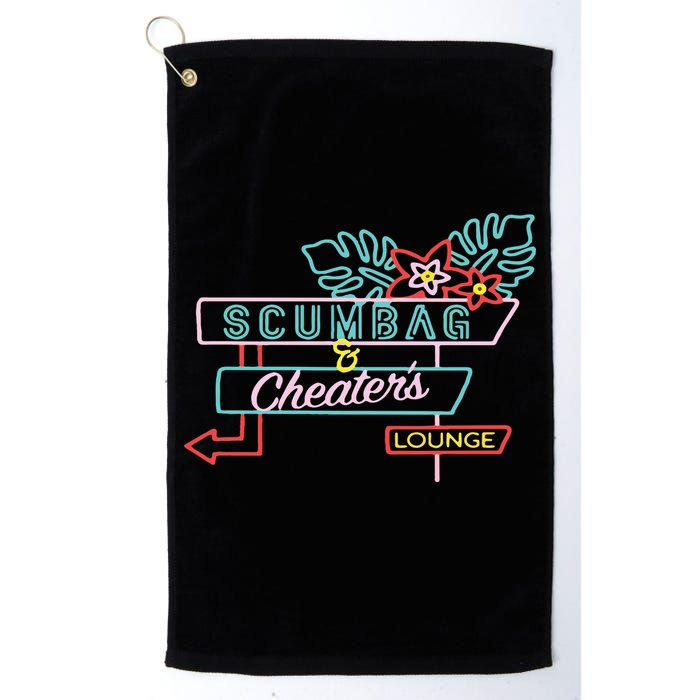 Scumbag And Cheaters Lounge Golf Towel