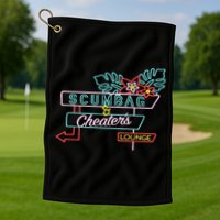 Scumbag And Cheaters Lounge Golf Towel