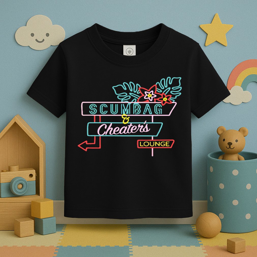 Scumbag And Cheaters Lounge Toddler T-Shirt