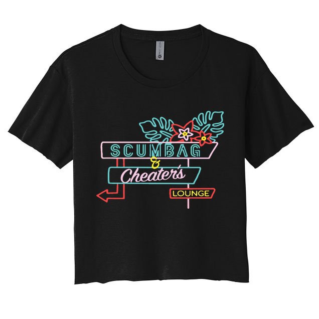 Scumbag And Cheaters Lounge Crop Top