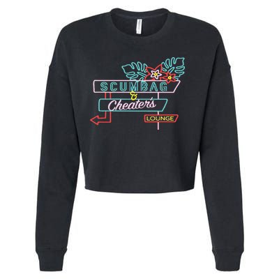 Scumbag And Cheaters Lounge Cropped Pullover Crew