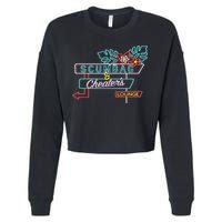Scumbag And Cheaters Lounge Cropped Pullover Crew