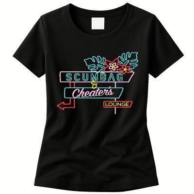 Scumbag And Cheaters Lounge Womens T-Shirt