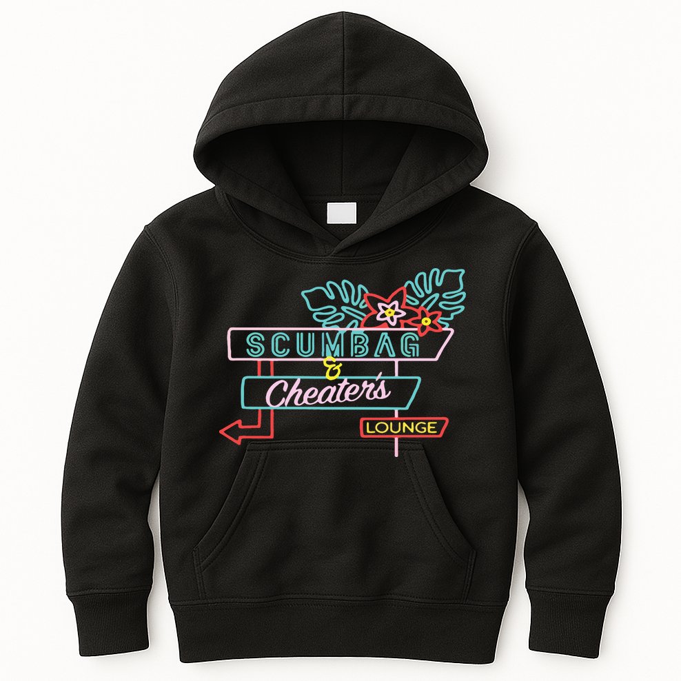 Scumbag And Cheaters Lounge Kids Hoodie