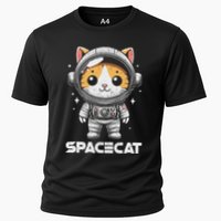 Spacecat Astronaut Cat Kitten Spaceman Cosmonaut Distressed Performance Shirt