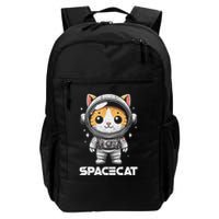 Spacecat Astronaut Cat Kitten Spaceman Cosmonaut Distressed Daily Commute Backpack