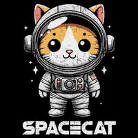 Spacecat Astronaut Cat Kitten Spaceman Cosmonaut Distressed Daily Commute Backpack