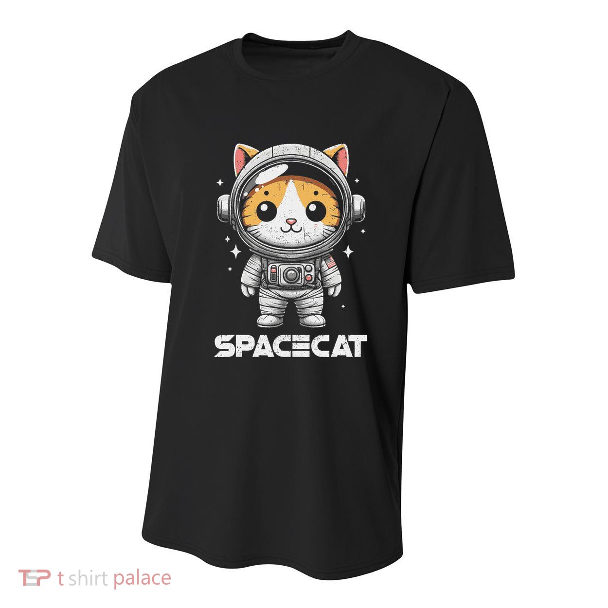 Spacecat Astronaut Cat Kitten Spaceman Cosmonaut Distressed Youth Performance Sprint T-Shirt