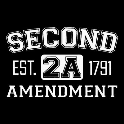 Second Amendment College University Style T-Shirt