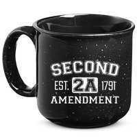 Second Amendment College University Style 15oz Campfire Ceramic Mug