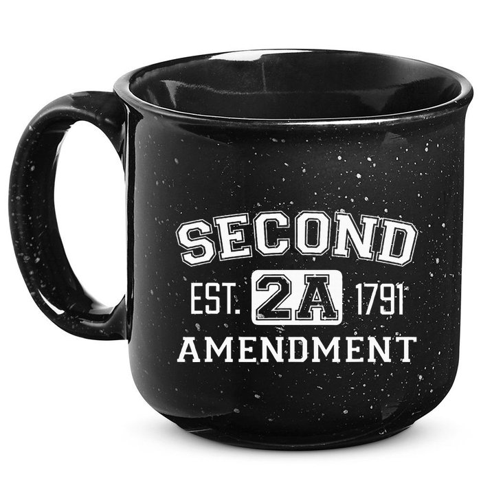 Second Amendment College University Style 15oz Campfire Ceramic Mug