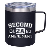 Second Amendment College University Style 12oz Stainless Steel Coffee Mug