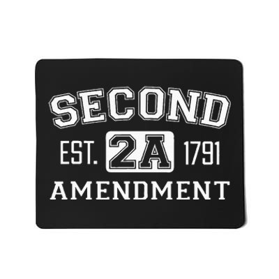 Second Amendment College University Style Mousepad