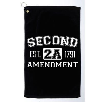 Second Amendment College University Style Platinum Collection Golf Towel