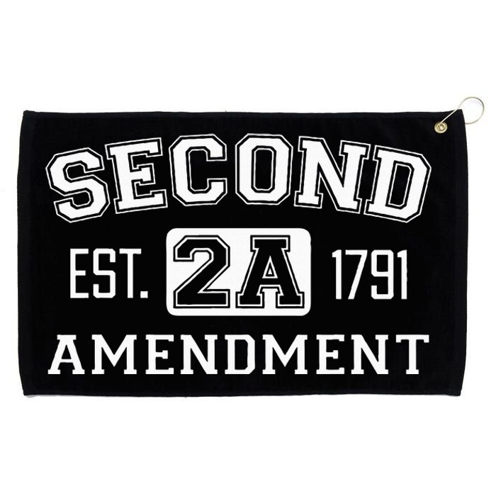 Second Amendment College University Style Grommeted Golf Towel