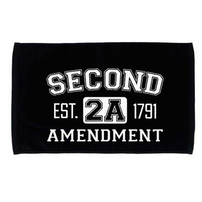 Second Amendment College University Style Microfiber Hand Towel