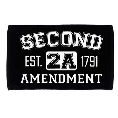 Second Amendment College University Style Microfiber Hand Towel