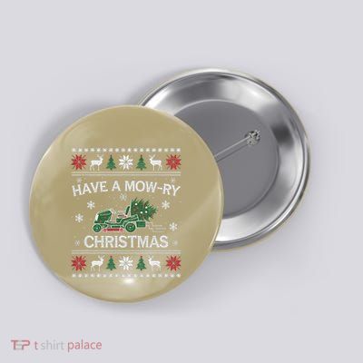 Spend A Christmas Holiday Devoted To Lawn Care Button