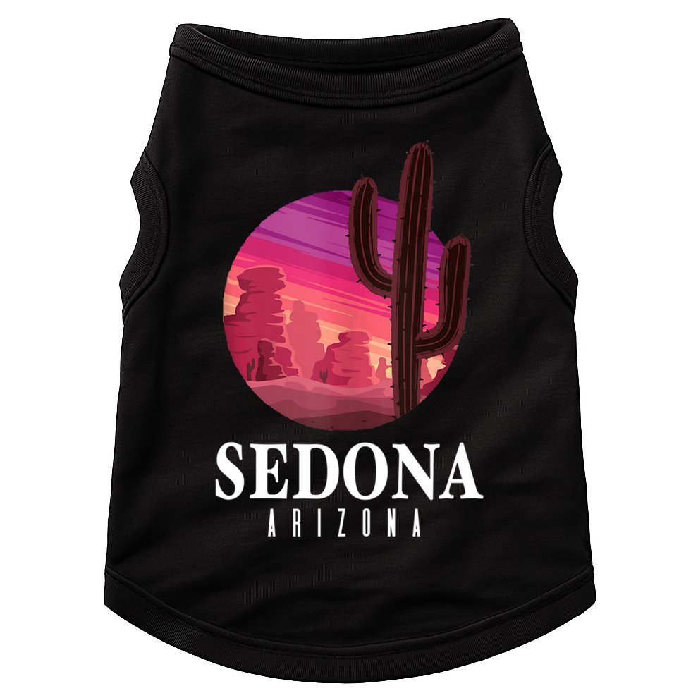 Sedona Arizona Cactus Sunset Desert Sedona Az Travels Doggie Tank