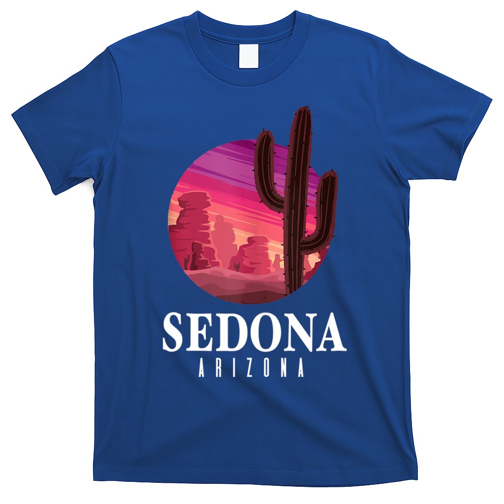Sedona Arizona Cactus Sunset Desert Sedona Az Travels T-Shirt