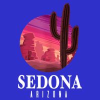 Sedona Arizona Cactus Sunset Desert Sedona Az Travels T-Shirt