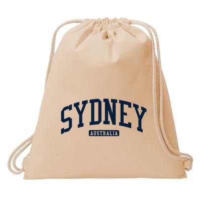 Sydney Australia College University Drawstring Bag