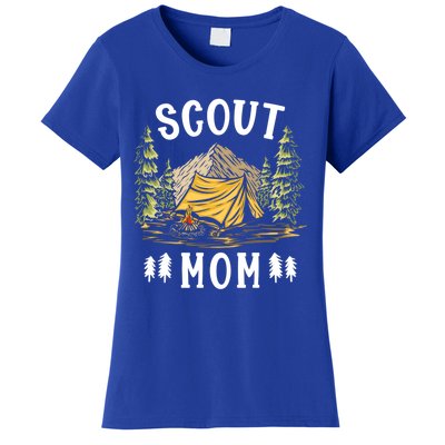 Scouting And Camping Funny Scout Mom Gift Women's T-Shirt