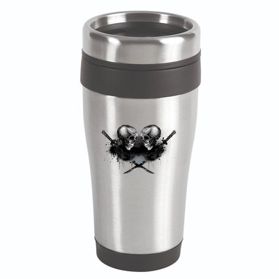 Skill And Cross Swords 16oz Travel Tumbler