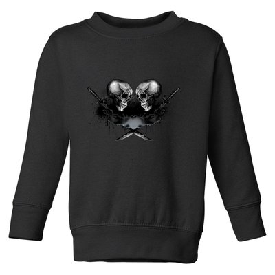 Skill And Cross Swords Toddler Sweatshirt