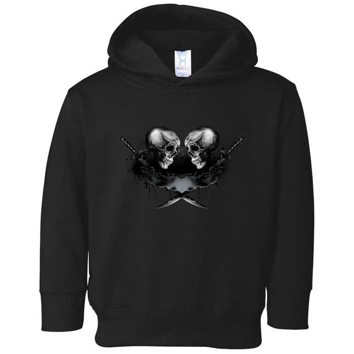 Skill And Cross Swords Toddler Hoodie