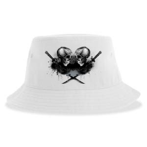 Skill And Cross Swords Sustainable Bucket Hat