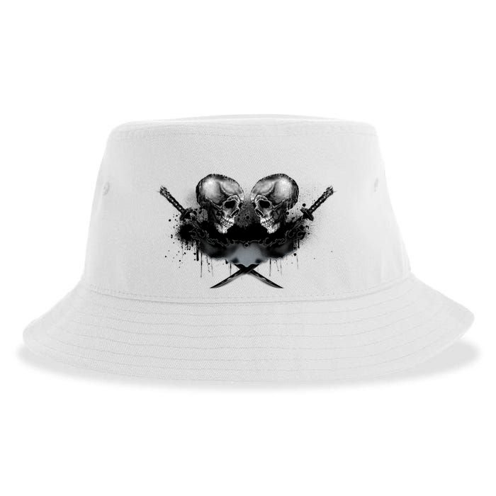 Skill And Cross Swords Sustainable Bucket Hat