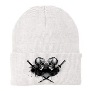 Skill And Cross Swords Knit Cap Winter Beanie