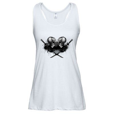 Skill And Cross Swords Ladies Essential Flowy Tank